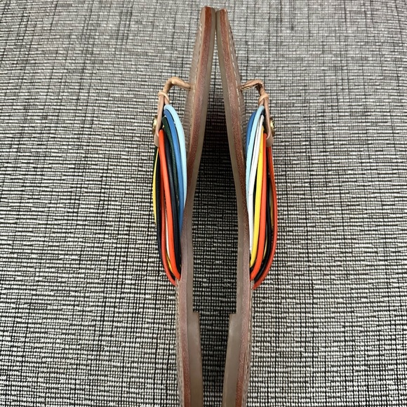 Tory Burch Sienna Multi-Colored Strappy Thong Sandal - Picture 9 of 12